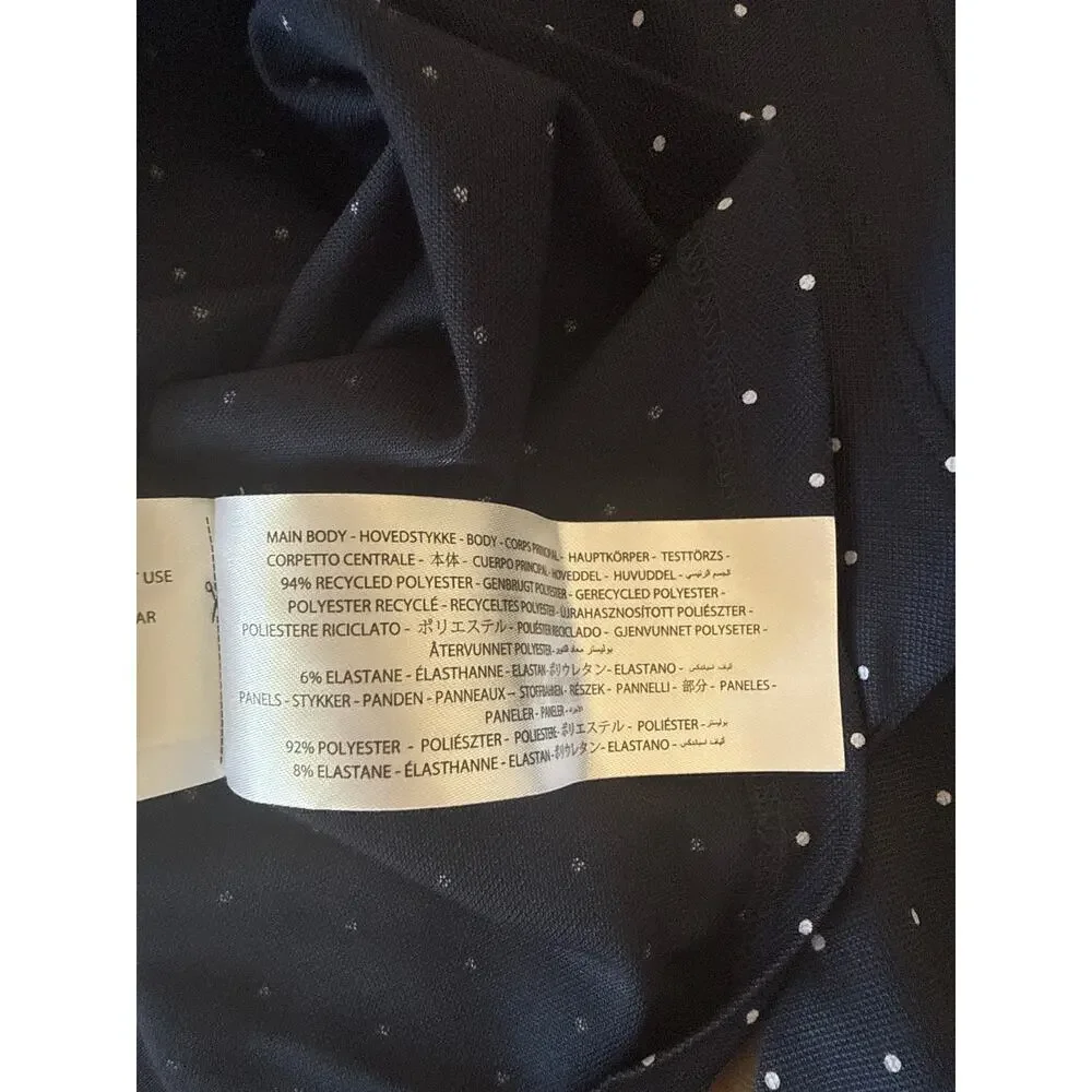 Ariat Ariatek Youth Sunstopper 3.0 Baselayer Equestrian Large 12 Navy Dot NWT